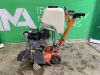 Husqvarna Petrol Pedestrian Road Saw c/w Water Tank - 2