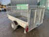 UNRESERVED 2007 Ifor Williams P7E 750KG 7ft x 4ft Single Axle Trailer - 3