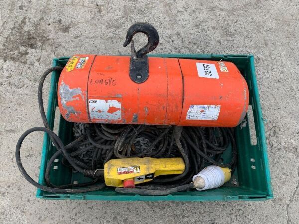 CM Loadstar 500KG 25M Electric Chain Hoist