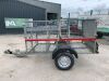 Indespension 7x4 Single Axle Mesh Sided Trailer - 2