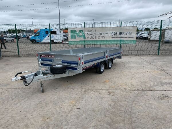 UNUSED 2022 Brian James Twin Axle Dropside/Flatbed Trailer (3.6M x 1.88M)