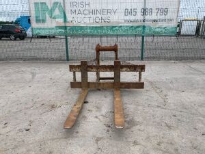 Pallet Forks To Suit 13T Excavator (65mm Pins)