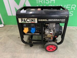 UNRESERVED Pacini PC75 Portable Diesel Generator