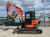 2015 Kubota U55-4 Zero Tail 5.5T Excavator c/w 3 x Buckets - 3