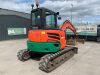 2015 Kubota U55-4 Zero Tail 5.5T Excavator c/w 3 x Buckets - 7