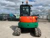 2015 Kubota U55-4 Zero Tail 5.5T Excavator c/w 3 x Buckets - 8