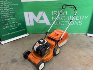 UNRESERVED Stihl M248T Hydrostatic Petrol Lawnmower c/w Grassbox