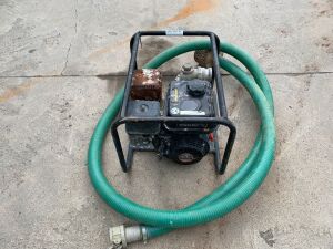 UNRESERVED Loncin 2" Petrol Water Pump c/w Hose