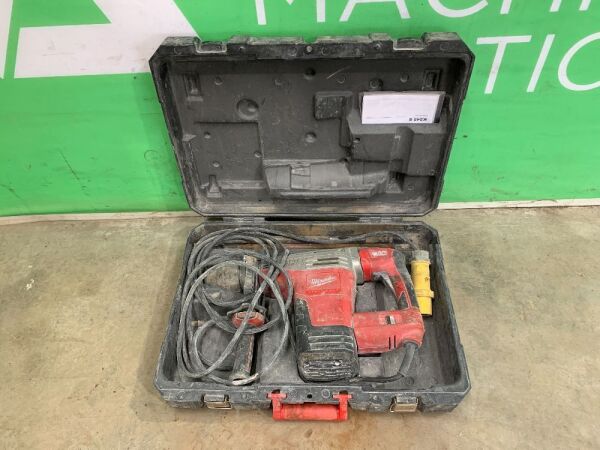 UNRESERVED Milwaukee AVS Heavy Duty SDS Drill c/w Chisel