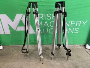 UNRESERVED 2 x Topcon Laser Level Tripods