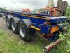 2013 Dennison Tri Axle Skelly Trailer c/w Twist Locks - 4