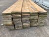 UNRESERVED Approx 55 = 9" x 2" 16FT Construction Timber - 3