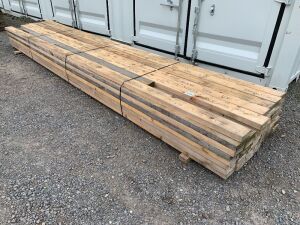 UNRESERVED Approx 55 = 5" x 2" 16Ft Construction Timber