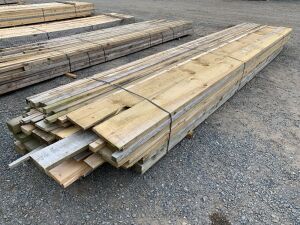 UNRESERVED Mixed Pallet Of Construction Timber - 9"x1" - 6"x2" - 2"x1" - & 4"x3" (16FT)