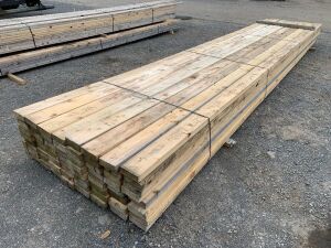 UNRESERVED Approx 66 = 5" x 2" 18FT Construction Timber