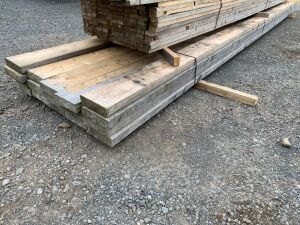 UNRESERVED Approx 17 = 6" x 2" 16Ft Construction Timber