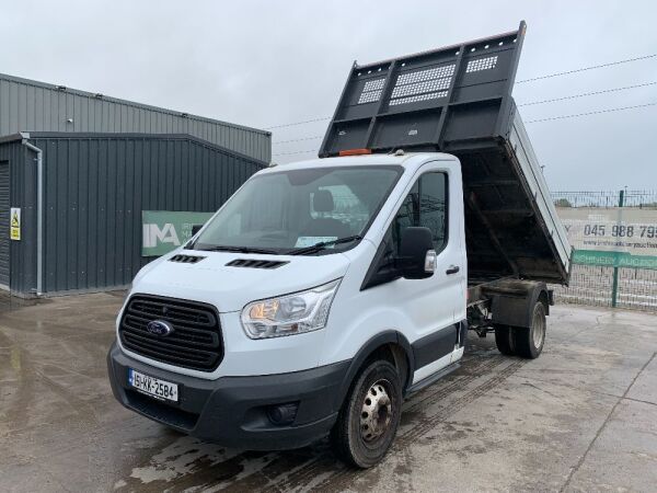 UNRESERVED 2015 Ford Transit 350 Twin Wheel 3.5T Tipper