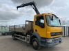 2009 DAF LF 55.180 Dropside c/w 2008 HIAB 066 Extendable Crane - 7