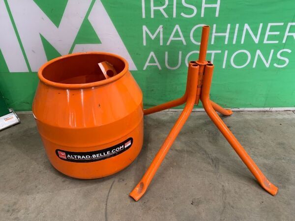 UNUSED Belle Mixer Drum & Belle Stand