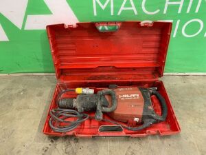 UNRESERVED Hilti TE-1000 AVR Hi Drive 110V Demolition Kango c/w Chisels