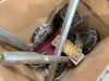 UNRESERVED Large Selection Of New/Used Spare Parts - Hoses, 110V Lead, Belts, Grease Gun, Metal Detector, Trolley Jack & More - 3
