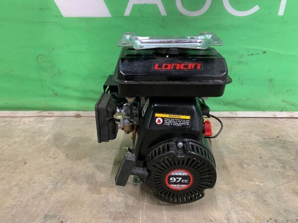 UNRESERVED Unused Loncin Petrol Engine & Loncin Petrol Pump