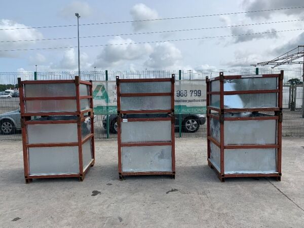 Metal crates 2025 for sale