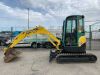 UNRESERVED 2008 Yanmar VIO30 Zero Tail Excavator c/w 3 x Buckets - 3