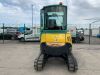 UNRESERVED 2008 Yanmar VIO30 Zero Tail Excavator c/w 3 x Buckets - 8