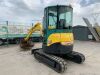 UNRESERVED 2008 Yanmar VIO30 Zero Tail Excavator c/w 3 x Buckets - 9