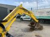 UNRESERVED 2008 Yanmar VIO30 Zero Tail Excavator c/w 3 x Buckets - 11