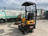 UNRESERVED 2021 DGM ET10 1T Mini Excavator c/w 3 x Buckets - 7