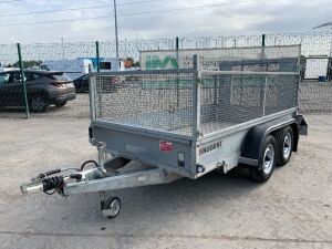 UNRESERVED 2021 Nugent 10x5 Twin Axle 2.7T Mesh Sided Trailer