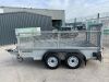 UNRESERVED 2021 Nugent 10x5 Twin Axle 2.7T Mesh Sided Trailer - 2