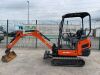 2015 Kubota KX016-4 Zero Tail Excavator c/w Bucket - 3