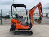 2015 Kubota KX016-4 Zero Tail Excavator c/w Bucket - 4