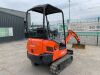 2015 Kubota KX016-4 Zero Tail Excavator c/w Bucket - 7