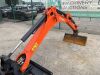 2015 Kubota KX016-4 Zero Tail Excavator c/w Bucket - 12