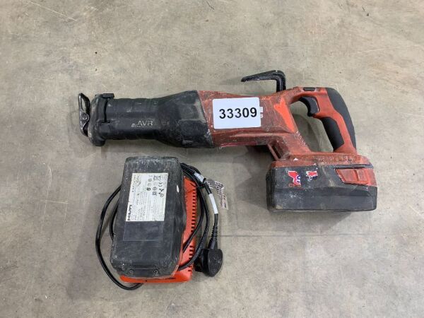 UNRESERVED Hilti SR30-A36 Cordless Sabre Saw c/w 2 x Batteries & Charger