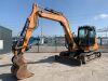 2015 Case CX80 Zero Tail Excavator c/w Bucket