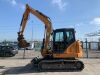 2015 Case CX80 Zero Tail Excavator c/w Bucket - 2