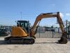 2015 Case CX80 Zero Tail Excavator c/w Bucket - 5