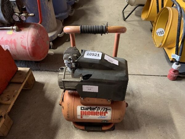 UNRESERVED Clarke 100 Pioneer Air Compressor