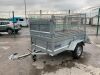 2021 MTEC 7x4 Mesh Sided Single Axle Trailer