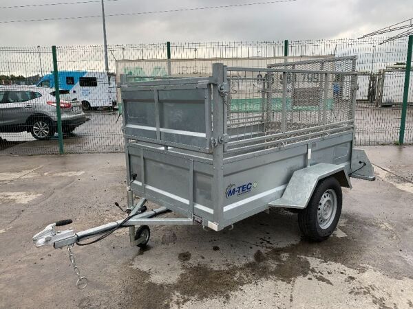 2021 MTEC 7x4 Mesh Sided Single Axle Trailer