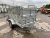 2021 MTEC 7x4 Mesh Sided Single Axle Trailer - 7