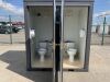 UNRESERVED/UNUSED Bastone Portable Double Toilet Unit - 10