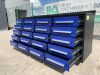 UNRESERVED/NEW Steelman 7FT Workbench c/w 20 x Drawers - 8