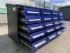 UNRESERVED/NEW Steelman 7FT Workbench c/w 20 x Drawers - 10