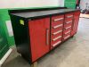 UNRESERVED/NEW Steelman 7FT Workbench c/w 10 x Drawers & 2 x Cabinets - 3